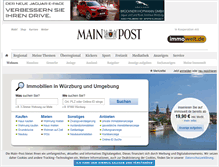 Tablet Screenshot of mainpost.immowelt.de